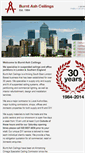 Mobile Screenshot of burntashceilings.co.uk